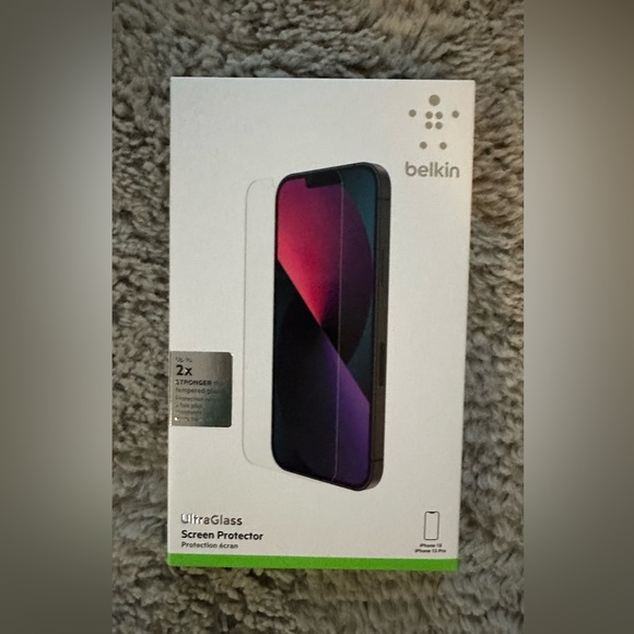 BELKIN GLASS SCREEN PROTECTOR,SPA,APPLE,14/13/13 PRO,LAS GLASS - Picture 1 of 2